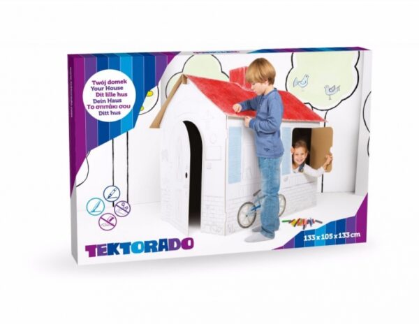 Dětský kartonový domek Tektorado velký - Obrázek 5