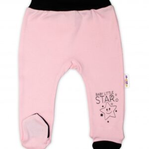 Baby Nellys Kojenecké polodupačky, růžové - Baby Little Star, vel. 86