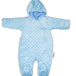 Baby Nellys Kombinézka/overálek Minky, zateplená - sv. modrá, vel. 74