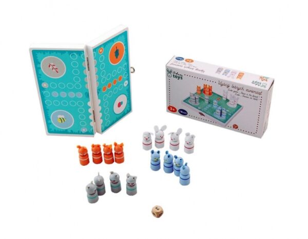 Dřevěná hra Člověče, nezlob se! - Lesní zvířátka, Adam Toys - Image 2