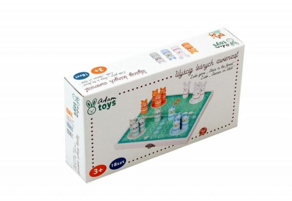 Dřevěná hra Člověče, nezlob se! - Lesní zvířátka, Adam Toys - Image 4