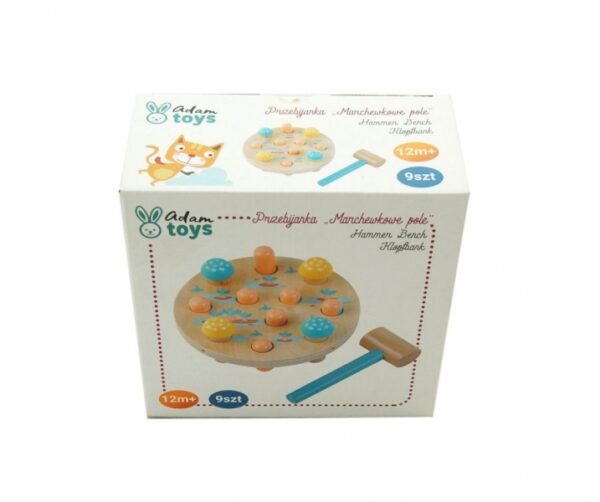 Dřevěná zatloukačka - mrkvové pole, Adam Toys - Obrázek 5