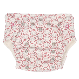 Mamatti Látková plenka EKO sada - kalhotky + 2 x plenka, vel. 5-14 kg, Rozeta