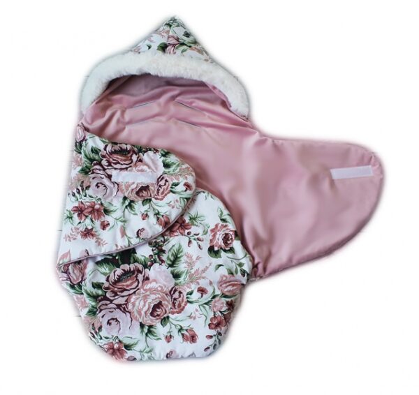 Baby Nellys zavinovací fusak s kožešinkou Velvet, Skřítek, délka 85 cm - koloušek - Obrázek 3
