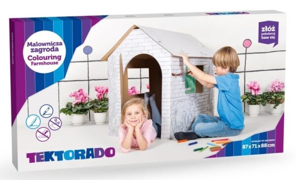 Dětský zahradní kartonový domek Tektorado - Obrázek 2