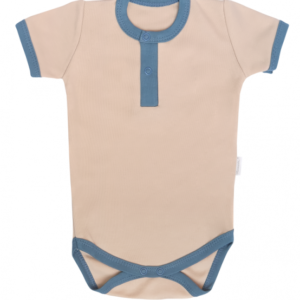 Mamatti Bavlněné body polo kr. rukáv, Dinosaurus- krémové