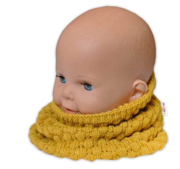 Pletený nákrčník/komínek  - hořčicový - Image 3