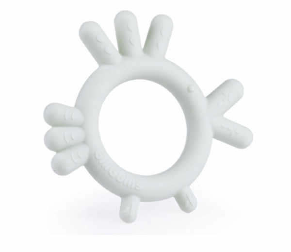 GiliGums Dětské silikonové kousátko Chicken Teether, 3m+, sv. mátová, 1 ks - Obrázek 2