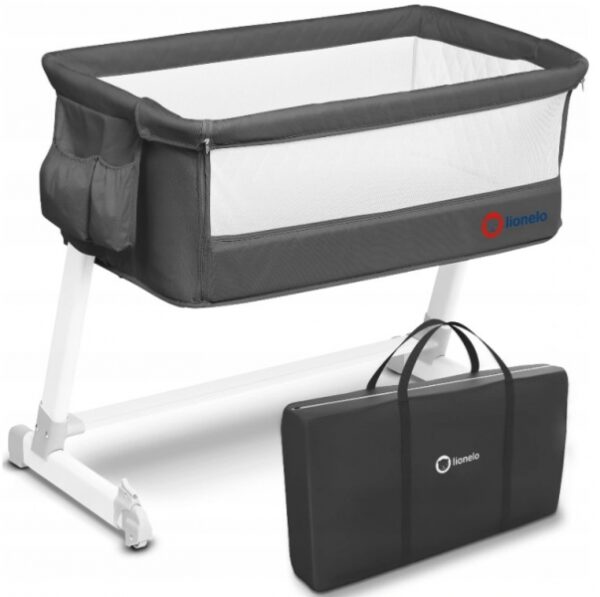 Lionelo Cestovní postýlka LO-Theo - Dark Grey - Obrázek 2