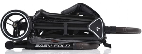 Cangaroo Dětský lehký kočárek Easy fold, do 22kg - šedý - Obrázek 3