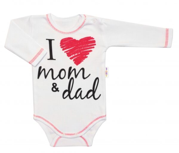 5-ti dílná soupravička do porodnice I love mom & dad, vel. 62, uni - Image 5
