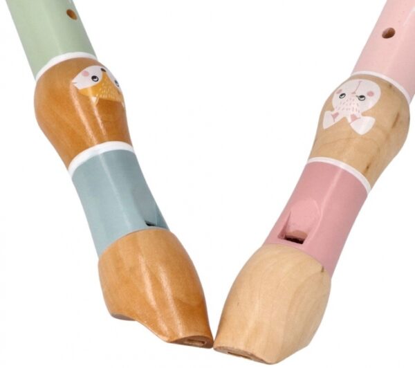 Dřevěná flétna Adam Toys, Lišák - modrá - Obrázek 4