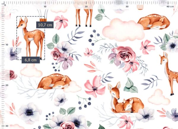 Dětský fusak maxi, PREMIUM Srnka 110x50cm,+ rukávník Zdarma Baby Nellys - Obrázek 5