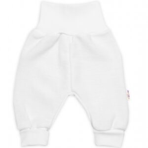 3-dílná souprava Hand made, pletený kabátek, kalhoty a botičky, bílá