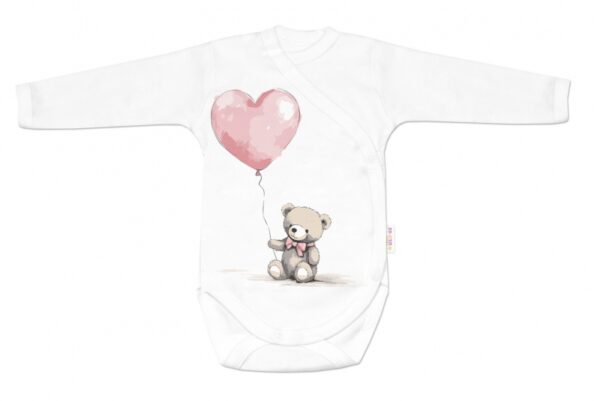 Sada do porodnice pro miminko 4D Teddy Love - bílá/růžová - Image 2