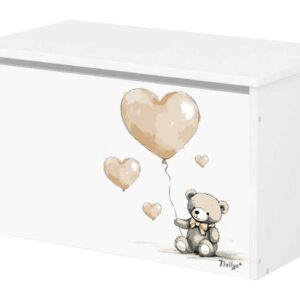 Box na hračky Nellys - Teddy love - béžový