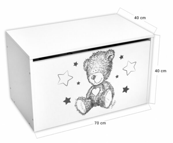 Box na hračky Nellys - Teddy love - béžový - Obrázek 2