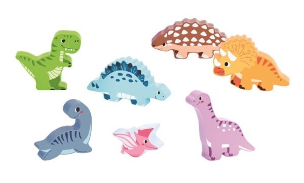 Dřevěné 3D puzzle - dinosauři - Obrázek 3