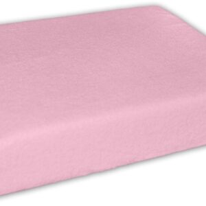 Nepromokavé prostěradlo do postýlky 120x60cm - sv. růžové, Baby Nellys