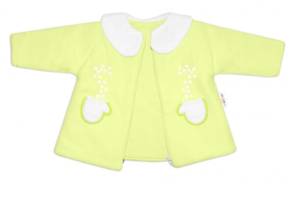 Kabátek, čepička a kalhoty Baby Nellys ®- zelená - Image 4