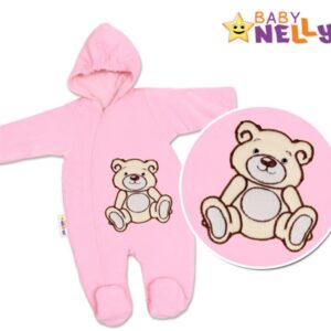 Zimní kombinézka/overálek Teddy Bear - růžová