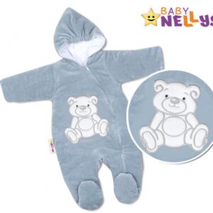 Kombinézka/overálek Teddy Bear, velikost: 68 - šedá