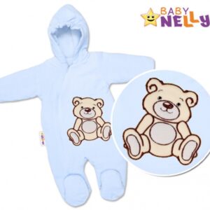 Kombinézka/overálek Teddy Bear, velikost: 68 - sv. modrá