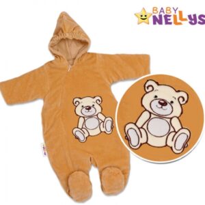 Kombinézka/overálek Teddy Bear, velikost: 74 - hnědá