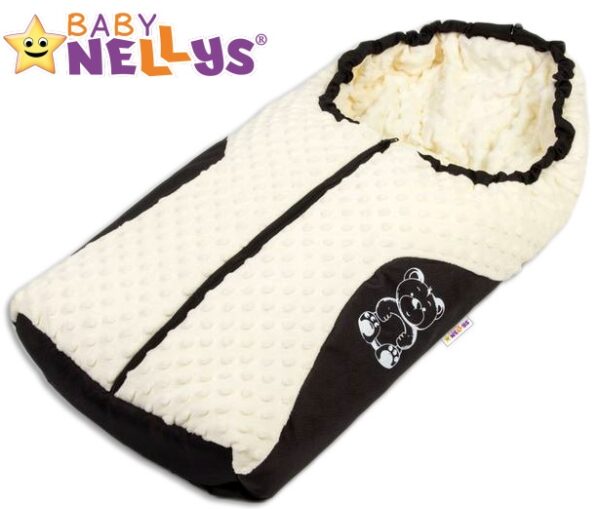 Fusák nejen do autosedačky Baby Nellys ® MINKY - modrý, tyrkys - Image 3