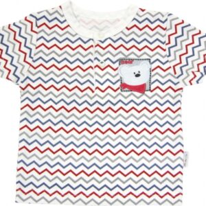 Polo tričko krátký rukáv Mamatti - Zvířátka zigzag, vel. 74