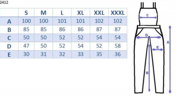 Be MaaMaa Těhotenské teplákové zahradníky - metalická ocel, vel. XL - Obrázek 3