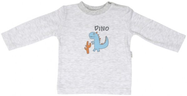 Bavlněná halenka Mamatti DINO - dlouhý rukáv