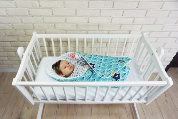 Baby Nellys Oboustranná zavinovačka Minky - Balón, Minky - sv. modrá - Obrázek 2