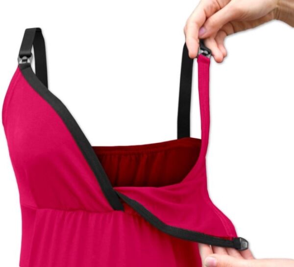 JOŽÁNEK Těhotenské, kojící tilko - sytě růžová, vel. L/XL - Image 4