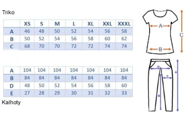 Be MaaMaa Těhotenské,kojící pyžamo - jeans/modrá - Image 3