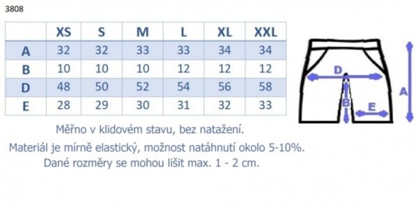 Be MaaMaa Těhotenské,bavlněné kraťasy s odpáratelným pásem - Máta, vel. S - Image 3