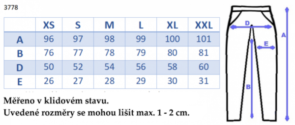 Be MaaMaa Moderní těhotenské tepláky s odnimatelným pásem - granát, vel. L - Obrázek 3