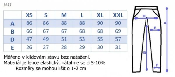 Be MaaMaa Těhotenské 3/4 kalhoty s odparátelným pásem - černé, vel. XXL - Image 2