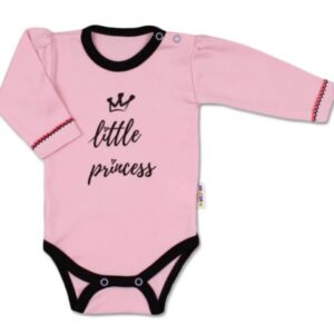 Body dlouhý rukáv, vel. 68, růžové - Little Princess