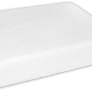 Froté prostěradlo do kočárku 75 x 35 - bílé