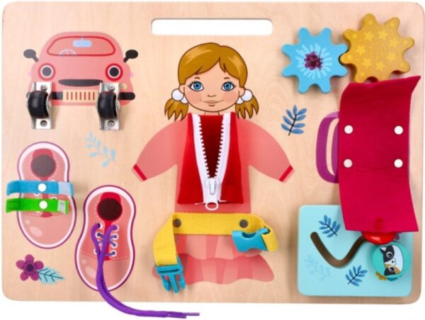 Montesori vzdělávací závěsná, naučná tabule - Anička, Adam Toys - Obrázek 2
