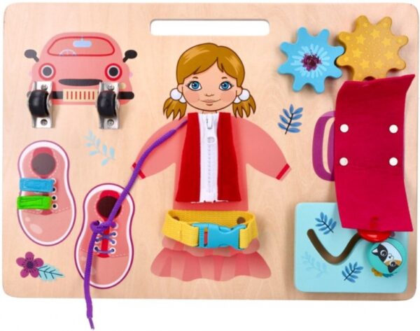Montesori vzdělávací závěsná, naučná tabule - Anička, Adam Toys - Obrázek 3