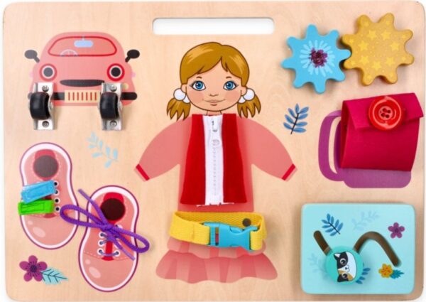 Montesori vzdělávací závěsná, naučná tabule - Anička, Adam Toys - Obrázek 4