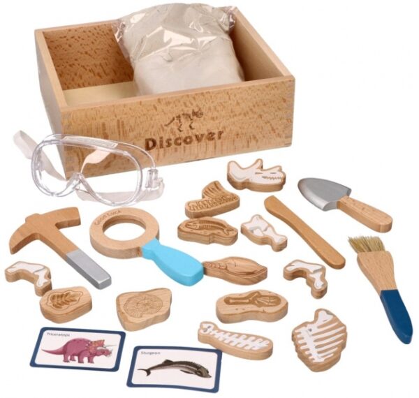 Sada pro malé archeology Adam Toys + Kinetický písek 1 kg - Obrázek 4