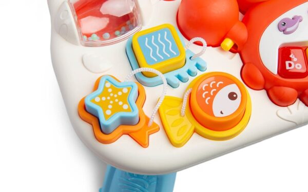Dětské interaktivní chodítko, stoleček s příslušenstvím 2v1, TOYZ, růžové - Obrázek 20