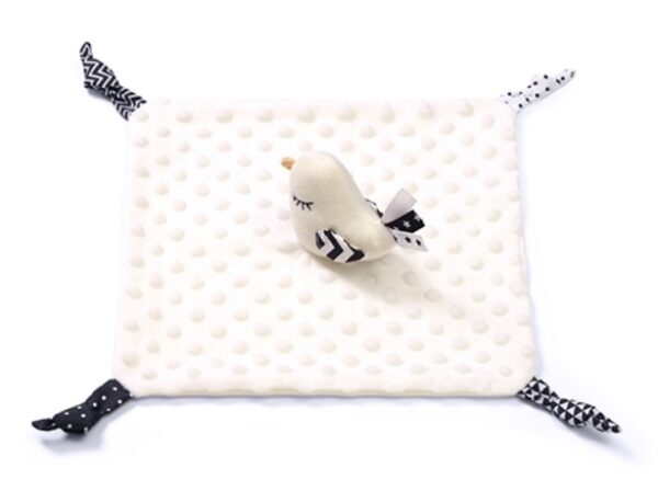 Přítulníček, mazlíček/šustík minky, Little Birdie, 25 x 25 cm - Obrázek 3