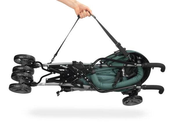 Golfový kočárek Alfa Dark Green, zelená - Image 10