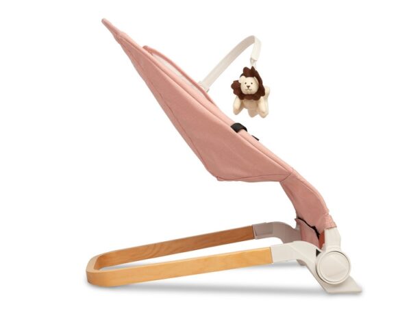 Kojenecké lehátko, ergonomické Pine - růžové - Obrázek 5