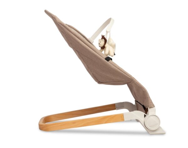 Kojenecké lehátko, ergonomické Pine - béžové/hnědé - Obrázek 5