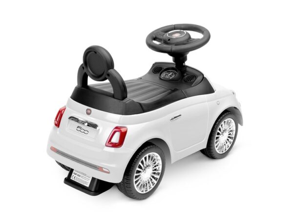 Dětské odrážedlo Fiat 500 - bílé - Obrázek 2